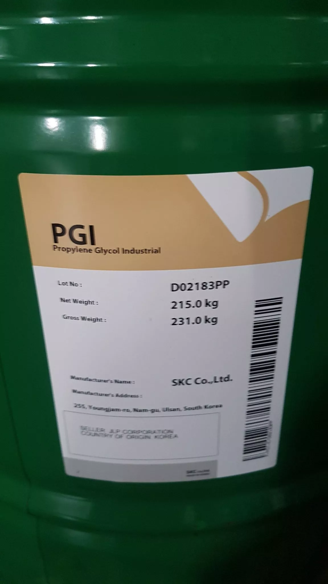 Banner Phụ gia chống đông Propylene Glycol PG ngành sơn 1