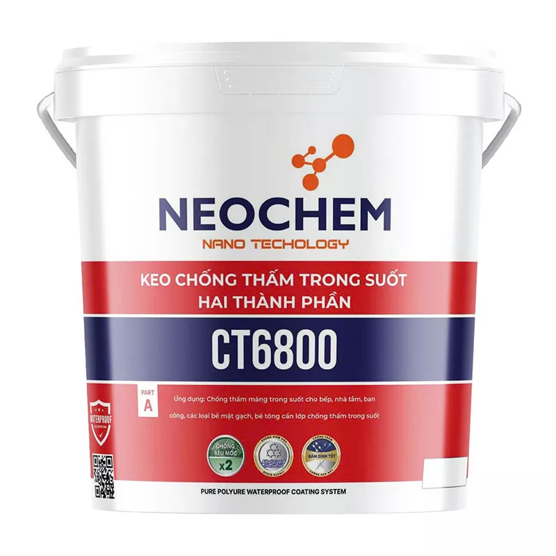 Keo chống thấm trong suốt 2 thành phần Neochem CT6800