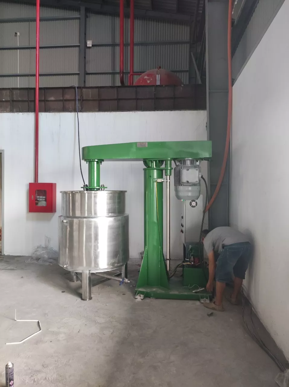 Banner Máy khuấy sơn và nghiền rổ bi 2 in 1 đa năng 4